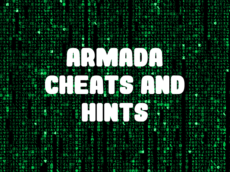 Armada Cheats and Hints for DC