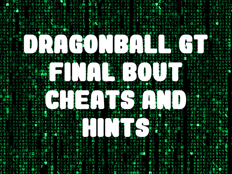 Dragon Ball GT: Final Bout (PlayStation) · RetroAchievements