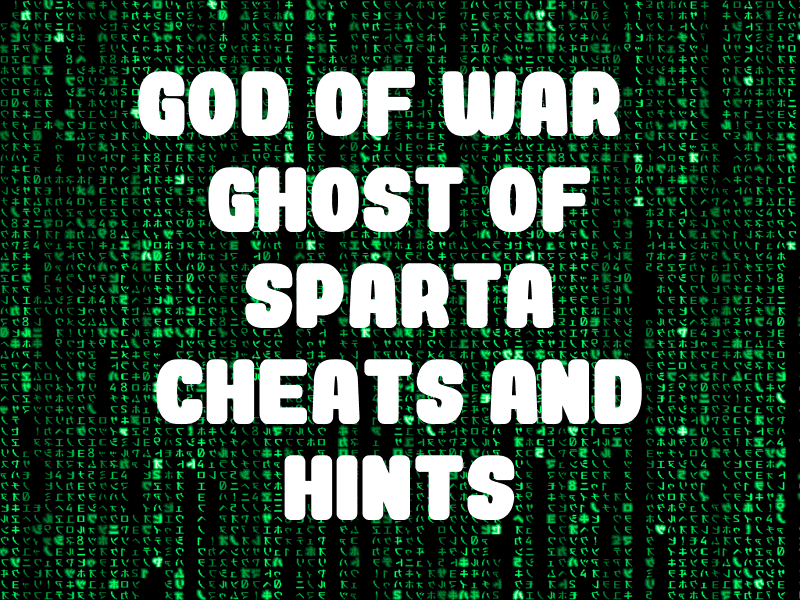 god of war ghost of sparta ppsspp cheats