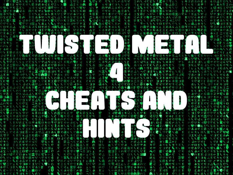 Twisted Metal 4 - PS1 Cheat Compilation (Retro Sunday) 