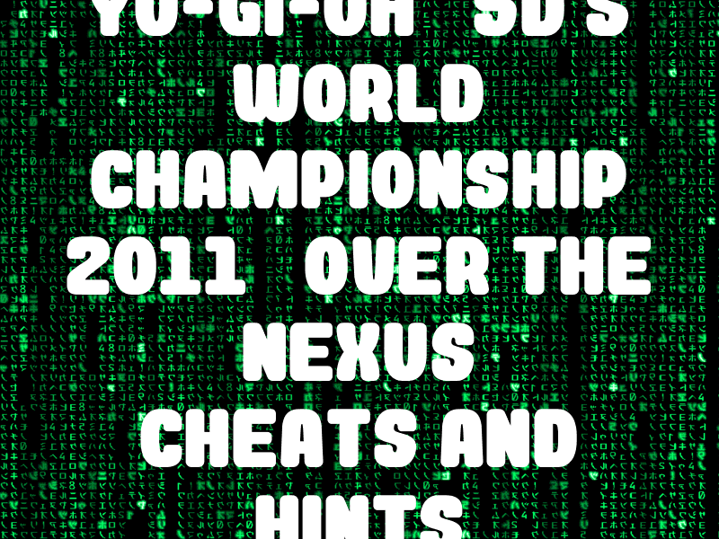 5D's WC 2011 Over The Nexus Cheats